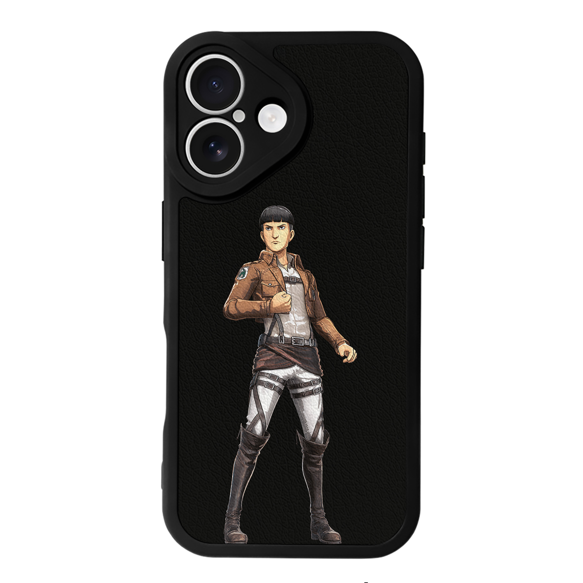 （画像用） 進撃の巨人 Attack on Titan 【iPhone 16シリーズ対応】シリコンスマホケース（レザー調） 材質：シリコン